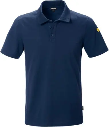 Produktfoto 1 von Fristads 7080 XPM Kurzarm Polohemd, Leitfähiges Gewebe, Baumwolle, Polyester Marine M