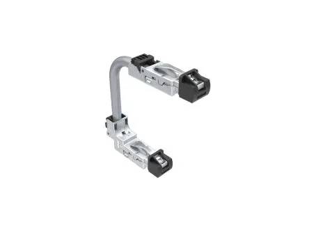 Produktfoto 1 von Amphenol Communications Solutions DRPC2 Cat6a Ethernet-Kabel, 2 m, Schwarz, Thermoplast