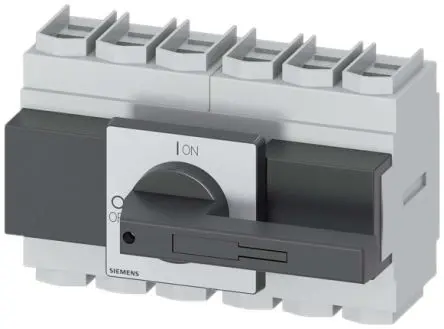 Siemens SENTRON Trennschalter 6-polig Umschlossen, RK5 Sicherungsgröße