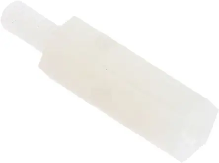 Produktfoto 1 von RS PRO Abstandhalter, Länge 15 mm, Nylon 6.6, Sechskant M3 M3, 5.6 mm 10 mm