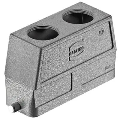 Produktfoto 1 von HARTING Han B Haube Einhebel 1, Kabel 24B Haube, IP65, IP66, IP67