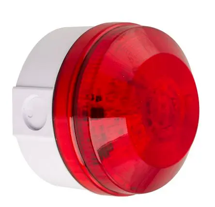 Produktfoto 1 von Moflash LED195 LED Filament/Warnsummer Signalleuchte 48V ac/dc Rot Hinten, Ø 104 mm x 73 mm IP65