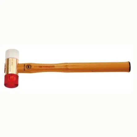 Produktfoto 1 von Facom Nylon Schonhammer, Stahl Schlagflächen austauschbar 615 g, Ø 40 mm