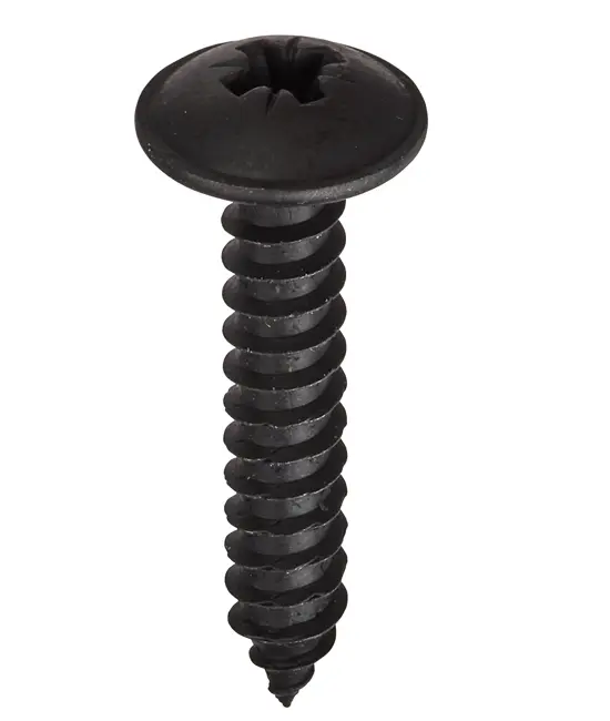Produktfoto 1 von RS PRO Selbstschneidende Schraube BS 4147 Kreuzschnitt, Stahl Flanschkopf x 4.2 mm Phosphatiert