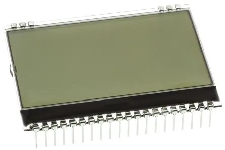 Produktfoto 1 von Display Visions EA DOG Monochrom LCD, Graphisch LED Weiß 128 x 64 Pixel, Hintergrund Schwarz, SPI Interface