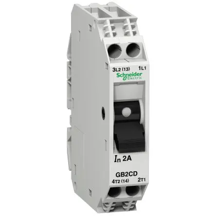 Produktfoto 1 von Schneider Electric TeSyS GB2 Thermischer Schutzschalter, 2-polig, TeSys, 16A, / 2 kA, Thermomagnetisch