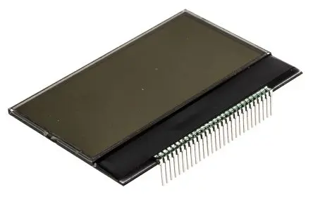 Produktfoto 1 von Displaytech 64128K Monochrom LCD, Graphisch LED Gelb 128 x 64 Pixel, Hintergrund Grün