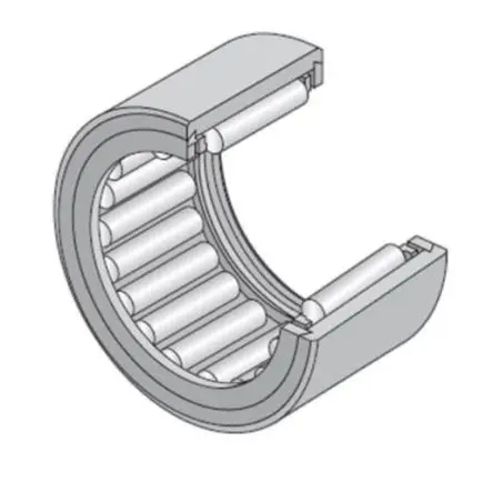 NTN Axial-Nadellager 1-reihig Nadellager Kohlenstoffreicher Chromstahl 23.3 kN CN 8500U/min NKS30 / Außen-Ø 45 mm