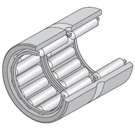 Produktfoto 1 von NTN Rollenlager 2-reihig Nadellager Kohlenstoffreicher Chromstahl 37.5 kN CN 6500U/min RNA0 / Außen-Ø 50 mm Außen-ø 83