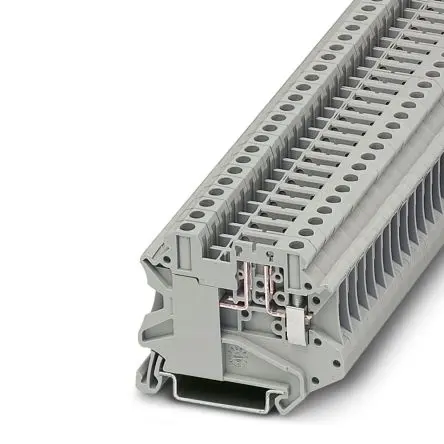 Produktfoto 1 von Phoenix Contact UT 4-TG Klemmlieste abtrennen 1 Grau, 0.14mm², 6 mm², 500V Schraubbefestigung