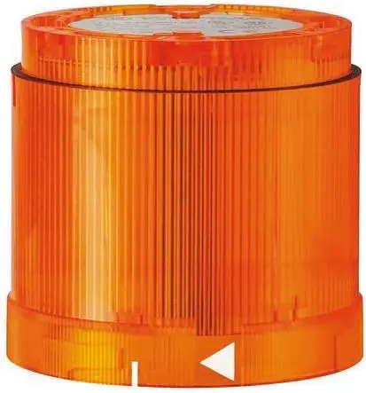 Produktfoto 1 von Werma 843 LED Signalleuchte Dauer-Licht 230V ac Gelb AC IP54, 70 mm x 65.5 mm