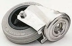 Produktfoto 1 von LAG Drehbar Rolle, Rad ø 125 mm, 110 kg, Ges H. 154 mm, Rad B. 37.5 mm