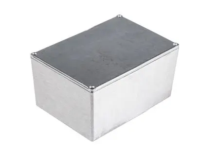Produktfoto 1 von RS PRO; Gehäuse; Aluminiumdruckguss; Silber IP54 Breite 95 mm Höhe 61 mm Länge 121 mm