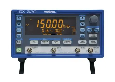 Produktfoto 1 von Metrix Funktionsgenerator 0.001 Hz → 20 MHz Digitalfrequenz FM Modulation, ISO-kalibriert