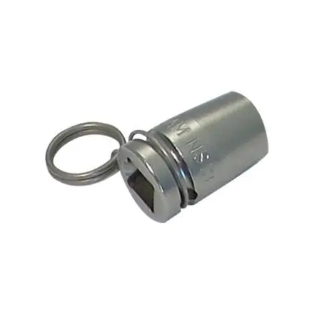 Produktfoto 1 von SAM 19 mm, 30 mm Vierkant Schlag-Steckschlüssel lang Stahl, 38 mm