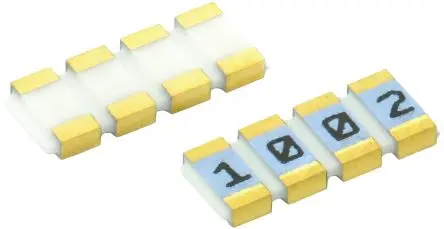Produktfoto 1 von Vishay Serie PRAHT135 Widerstands-Array ISOL, 4 x 10 Ω, 0.01 W 0.1 %, Bauform 0805 Konvex