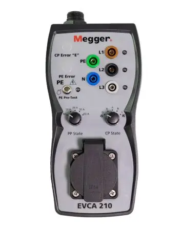 Produktfoto 1 von Megger EV-Ladegeräte-Prüfadapter Stecker 34.1 kg