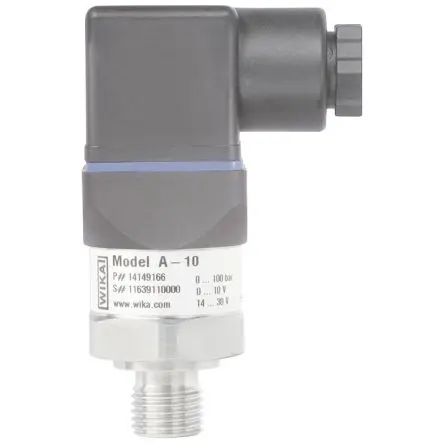 WIKA Überdruck, Absolut Drucksensor 0 bar, Analog 6 bar, für Gas, Flüssigkeitspegel