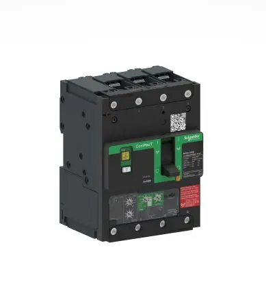Produktfoto 1 von Schneider Electric ComPact Compact NSXm, Schutzschalter 3-polig, 100A Feststehend / Abschaltvermögen 25 kA 440V ac