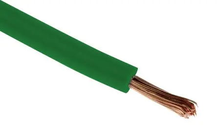 Produktfoto 1 von RS PRO Tri-Rated Schaltdraht, 16 AWG 100 m Grün Ø 3.3 mm 30 Litzen Polyvinylchlorid