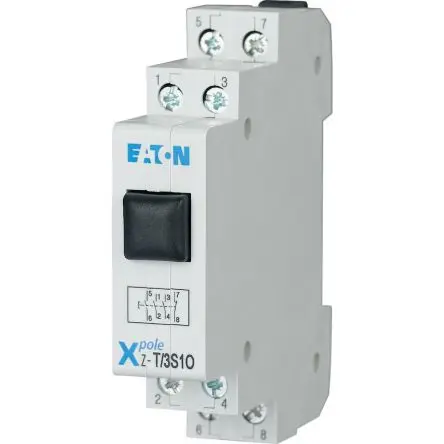 Eaton ZT Druckschalter DIN-Hutschiene, 4 Schließer / 16A 400 V ac, IP40