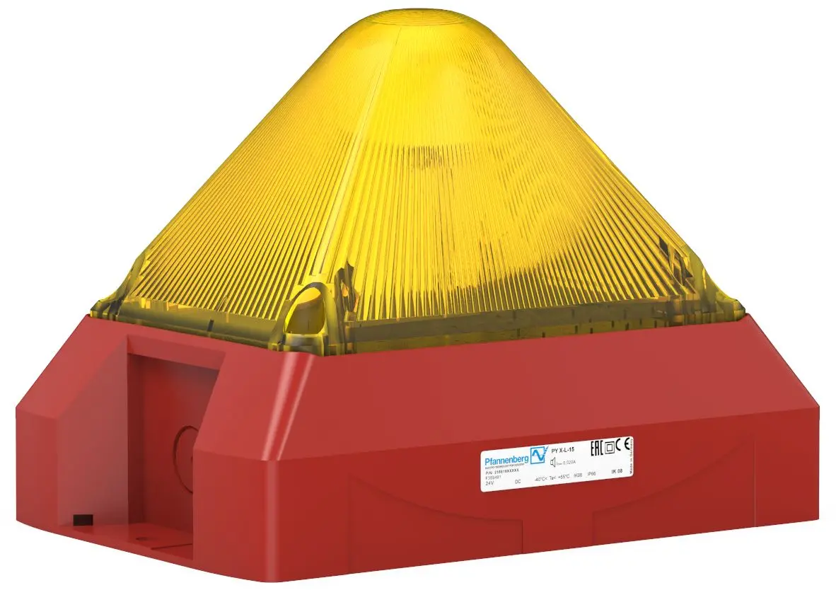 Produktfoto 1 von Pfannenberg PY X-L-15 LED Blinkend Signalleuchte Gelb, 230 V AC
