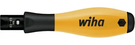 Produktfoto 1 von Wiha 4 mm Drehmomentschraubendreher Einstellbar 1 to 0.6 nm / ±6 % Länge 127mm ESD-Sicherheit