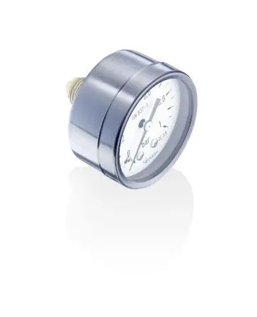 Produktfoto 1 von Bourdon Mit Gewinde MAT2 Manometer 50 mm 0 bar → 4 bar Stahl Gehäuse G 1/4