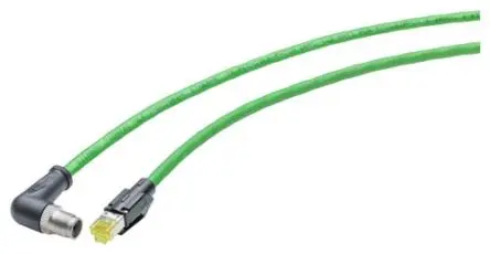 Produktfoto 1 von Siemens 6XV Cat6a Ethernet-Kabel, 1.5 m, Grün Abgeschirmt