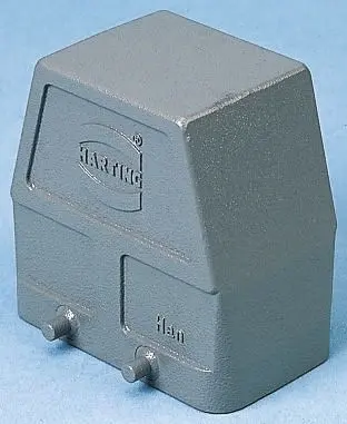 Produktfoto 1 von HARTING Han B Kappe für robusten Stromversorgungsstecker 2 Hebel 2 24B Gehäuse, IP65