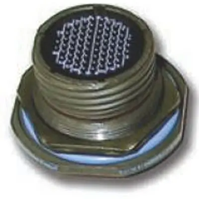 Produktfoto 1 von Amphenol Limited, D38999 MIL-Spec Rundsteckverbinder Gerade, 4-polig, Gehäuse 13 Buchse, MIL-DTL 38999 Serie III, Grün