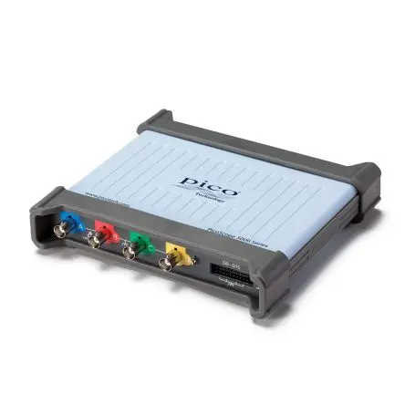 Produktfoto 1 von 5000D 5444D MSO PC Oszilloskop 4-Kanal Analog / 16 Digital 200MHz, DKD/DAkkS-kalibriert CAN, LIN, RS232, RS422, RS485,