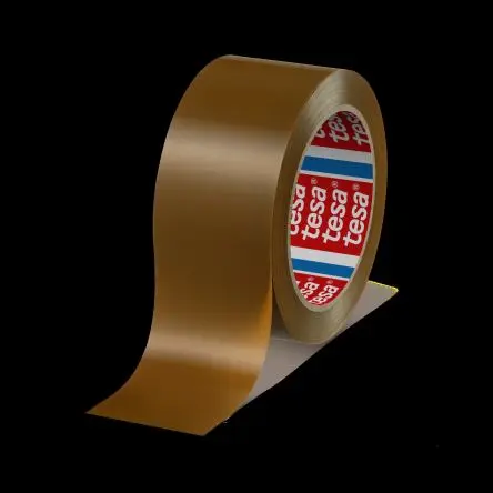 Produktfoto 1 von Tesa 4124 Allzweck-Kartonverschlussband, Polyvinylchlorid, Braun, Stärke 65 mm, 50mm x 66 m