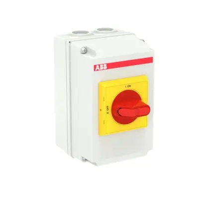 Produktfoto 1 von ABB 1SCA12 Trennschalter 2-polig 32A 0.5 W Rot, Gelb IP65