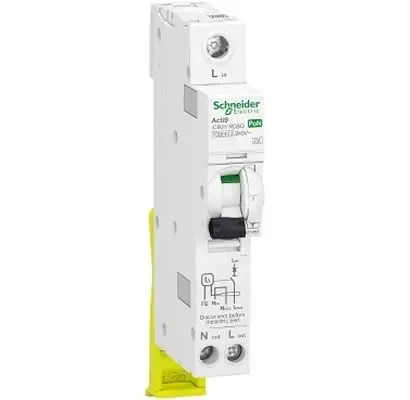 Schneider Electric FI/LS-Schalter (RCBO) 6A, 1-polig Typ B, Empfindlichkeit 6000 mA