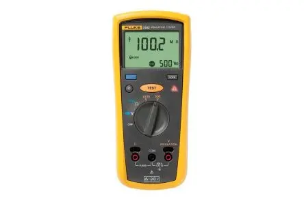 Produktfoto 1 von Fluke 1503 Isolationsprüfer 500 V, 1mA, 1 kV Isolationsprüfer 2000 mΩ CAT IV, CAT III