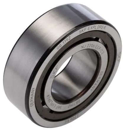 Produktfoto 1 von SKF Rollenlager Zylindrisch 1-reihig 55 kN C3 NJ 2206 ECP / Außen-Ø 62 mm Außen-ø 49 kN Abgeschirmt 14000U/min, Innen-Ø