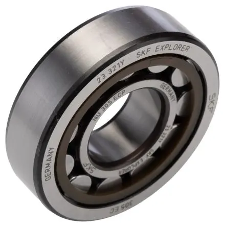Produktfoto 1 von SKF Rollenlager 1-reihig / Außen-Ø 62 mm Außen-ø 36.5 kN Abgeschirmt 15000U/min 46.5 kN NU 305 ECP, Innen-Ø 25 mm,