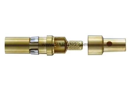 Produktfoto 1 von HARTING Han Coaxial Kontakt für robusten Stromversorgungsstecker Stecker 1.5A Koaxialkontakt