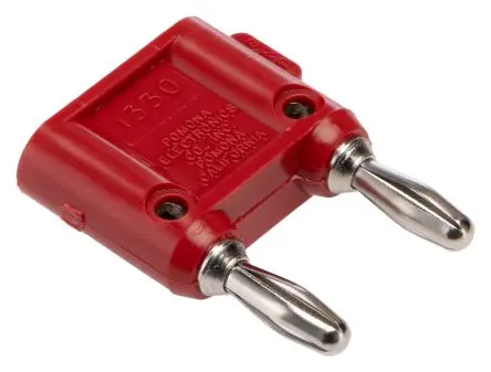 Produktfoto 1 von Fluke 4.22 mm Stecker Rot Bananenstecker, Kontakt Nickel, 5kV 15A, Schraubanschluss