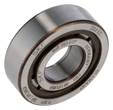 Produktfoto 1 von SKF Zylinderrollenlager 1-reihig / Außen-Ø 40 mm Außen-ø  14.3 kN Abgeschirmt 22000U/min 20 kN, Innen-Ø 17 mm, Breite 12