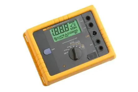 Produktfoto 1 von Fluke 1623-2 LCD Erdungsprüfgeräte-Kit, bis 19.99 kΩ CAT 300V, ISO-kalibriert