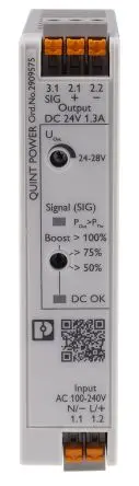 Produktfoto 1 von Phoenix Contact QUINT POWER DIN-Schienen Netzteil Geschalteter Modus 250 V dc, 240V ac Wechselstrom/Gleichstrom / 1.3 A