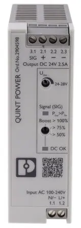 Produktfoto 1 von Phoenix Contact QUINT POWER DIN-Schienen Netzteil Geschalteter Modus 250 V dc, 240V ac Wechselstrom/Gleichstrom / 2.5 A