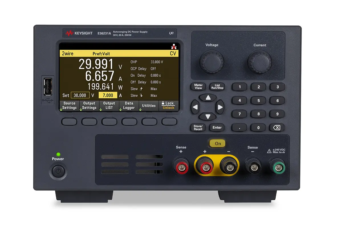 Produktfoto 1 von Keysight Technologies E36231A Digital Labornetzgerät 200W, 0 → 30V / 0 → 20A