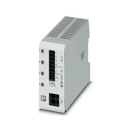 Produktfoto 1 von Phoenix Contact CBMC Elektronischer Schutzschalter 24V 1, 4A DIN-Hutschiene, Typ E L. 90 mm x 36mm