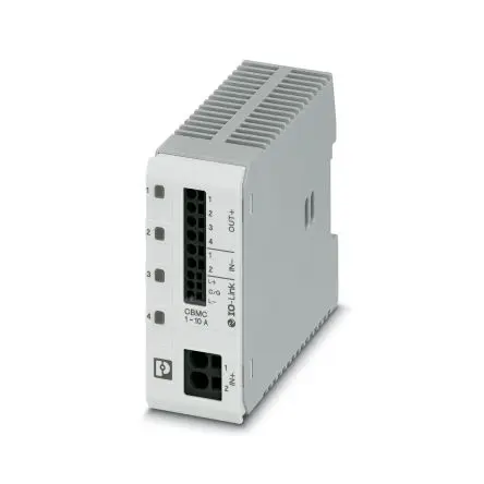 Produktfoto 1 von Phoenix Contact CBMC Elektronischer Schutzschalter 24V 4, 10A DIN-Hutschiene 80 A, Typ E L. 90 mm x 36mm