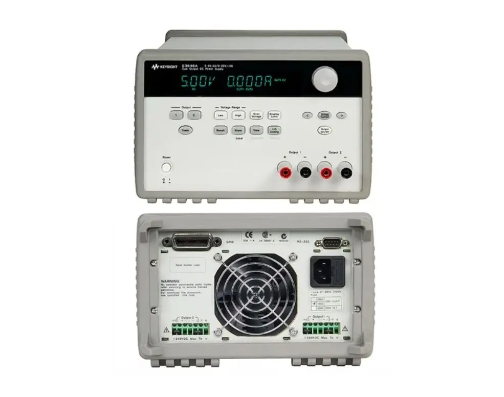 Produktfoto 1 von Keysight Technologies E3648A 2-Kanal Digital Labornetzgerät 40W, 0 → 20V / 2.5A