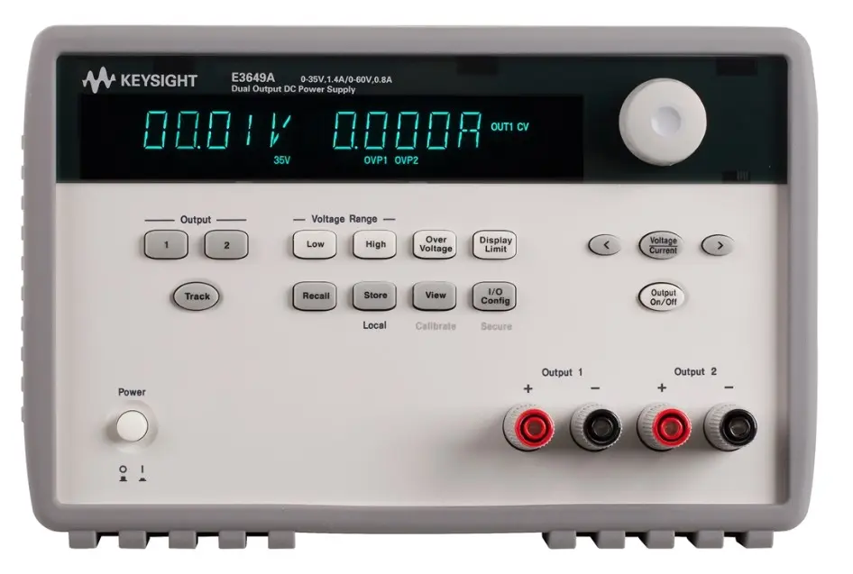 Produktfoto 1 von Keysight Technologies E3649A 2-Kanal Digital Labornetzgerät 49W, 0 → 35V / 1.4 A, 800mA