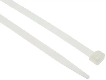 Produktfoto 1 von RS PRO Nylon 6.6 Kabelbinder Nicht lösbar Natur 7.6mm x 380 mm
